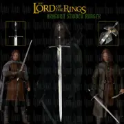 Aragorn Strider Ranger Long Sword Lord of the Rings Replica Sword with Scabbard