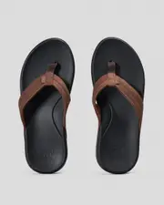 [Reef] Reef Men's Cushion Phantom Le 2.0 Flip Flops Shoes in Black/Brown Size 11 11 Black/Brown