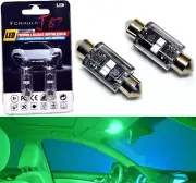 LED Light Canbus Error Free 12844 5W Green Two Bulb Step Door Replacement Lamp (for: Volvo)
