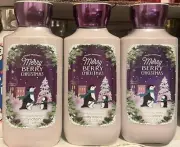 Bath And Body Work MERRY BERRY CHRISTMAS Body Lotion 8 Oz 3pcs