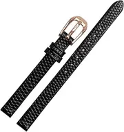 [BCMCBV] Lizard print cowhide leather watchband for ladies replacement watch white red Ultra-thin strap 6 8 10 12 14 16mm