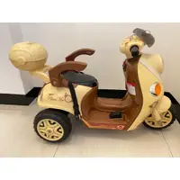 在飛比找蝦皮購物優惠-【二手】 黃色 兒童 幼兒 電動 摩托車 電動玩具車 迷你摩