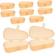FRCOLOR Baby Pacifier Box Portable Storage Container Small Plastic Boxes Boys and Girls Pacifier Organizer Travel Home