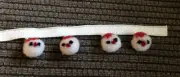 retro Santa pompoms trim notion