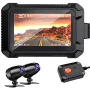 Dash Cam WiFi GPS Motorcycle DVR 1080P Front Rear Dual Lens G-Sensor Recorder