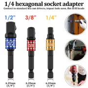 12Pcs 1/4 Inch Hex Shank Screwdriver Bit Holder Universal Bit Holder leBKg