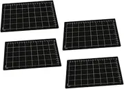 HOODANCOS 4pcs Magnetic Cutting Mat Grid Base for Cutting Machine Magnetic Board for Clippers Screw Holder Metal Crafting Pad