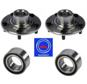 FRONT Wheel Hub & NSK Bearing For 08-15 ACURA TSX & HONDA ACCORD/CROSSTOUR PAIR (for: Honda)