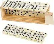 HANABASS Dominoes Set for Adults Traditional Domino Board Game with Box for Family Fun Skill Development and Social Events Interactive Gameplay for All Ages