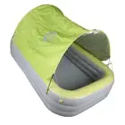 Blow Up Family Pool Removable Slide Inflatable Pool Flexible Large Dual Drainage