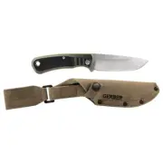 GENUINE Gerber DOWNWIND Black Fixed Blade Drop Point Hunting & Survival Knife