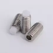 M8 nylon head screw allen buffer bolt grub hex socket set headless screws bolts