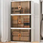 LEHOM Lidded Home Storage Bins - 9.16 Gal Stackable Closet Organizers with Box 3
