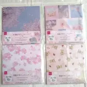 Square Folding Paper Japanese Origami Semi-transparent ＆Double sided Sakura Bear