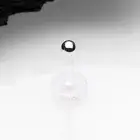 14 Karat White Gold Push-In Ball Top Bio-Flex Labret