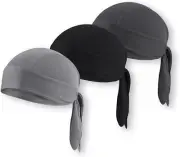 Men Skull Caps Helmet Liner Cycling Hats for Motorcycle Bike Running Activities