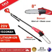 Cordless Extension Lithium Pole Electric Chainsaw Garden Tool Pruner Saw