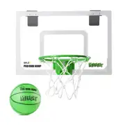 SKLZ 45.72cm Pro Mini Basketball Hoop Midnight Glow In The Dark Backboard w/Ball