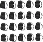 EXAOMBLE 20pcs Sleep Mask Skincare Night Blindfolds Sleep Eye Patch Covers Sleeping Patch Under Eye Patches Light Blink Sleeper Sleep Patches Blind Folds for Sleeping Eye Mask Black Sponge