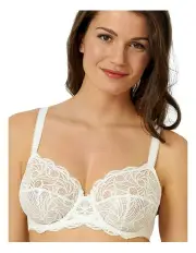 [Sans Complexe] Ariane Full Cup Underwire Lace Bra in Ivory