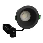 Clipsal 7W Low Glare Recessed Tri-Colour LED Downlight Kit Black | CLITPDLLGBK