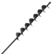Extended Length Auger Drill Bit 32" × 2" Post Hole Digger 3/8" Drive Drill