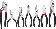 7-Piece Utility Pliers Set, Includes Slip Joint, Long Nose, Diagonal, Groove Joi