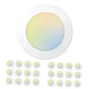 24 Pack 5/6 Inch LED Disk Lights, Dimmable Flush Mount Ceiling Disc Lights,
