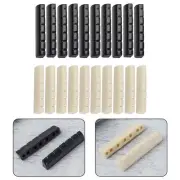 Guitar Bone Nut String Nut Luthier Parts Saddle Unbleached White 43x6x8.4mm