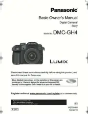 Panasonic Lumix DMC-GH4 Digital Camera BASIC OWNER'S MANUAL (132 page)