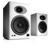Audioengine A5+ Powered Bookshelf Speakers - Hi-Gloss White
