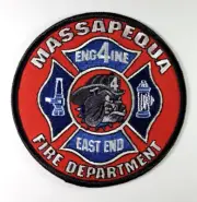 Long Island New York Massapequa Engine 4 Fire Rescue Department Patch - NEW
