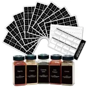 9sheets275 Pcs Spice Jars Labels for Food Containers Pantry Kitchen Organization