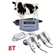 Heavy Livestock Scale with Digital Indicator Floor Scale for Weighing Cattle 8T