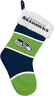 FOCO NFL Seattle Seahawks 2024 Colorblock Holiday Stocking