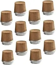 UTHCLO Replacement Stoppers for Water Bottle 12 Pack Wooden Cork Stoppers Vacuum Insulated Flask Stoppers Thermal Insulation Safe for Hot Water