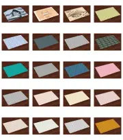 Ambesonne Place Mats Group of 4 Durable Placemats for Dining Room Kitchen Table