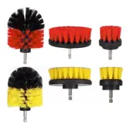 3Pcs Car Wheel Tire Scrub Cleaning Brush Kit Auto Washing Cleaner Tool for Drill
