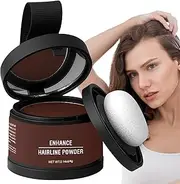 Root Powder for Hair | Root Up Hair Shadow Powder with Applicator | Waterproof Long-Lasting Hair Concealer Gray Coverage Shading Tool for Instantly Thicker Fuller Look