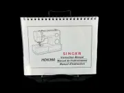 Singer Heavy Duty HD6360 Sewing Machine User Guide Instructions Printed 85 Pages