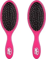 Wet Brush Original Detangling Hair Brush, Pink - Ultra-Soft IntelliFlex Bristles - Detangler Brush Glide Through Tangles With Ease For All Hair Types - For Women, Men, Wet & Dry Hair (Pack of 2)