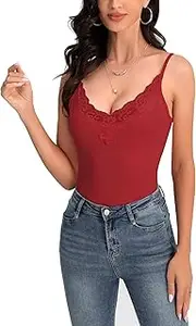 [BemorRun] Camisoles for Women Basic Cami Slim-Fit Cotton Undershirt Stretch Spaghetti Strap Tank Top