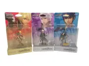 Nintendo Amiibo Super Smash Bros Robin #30 Shulk #25 & Marth #12 NIB