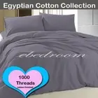 NEW 1000 thread count Egypt Cotton King Single Fitted Sheet Sets Pewter Color