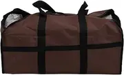 Robust Firewood Carrier Bag with Comfortable Handle Large Capacity for Wood Storage Suitable for Home Heating Camping (A)