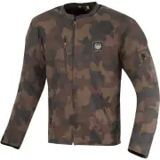 Covert Camo Brown Waxed Motorcycle Jacket