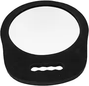 IWOWHERO Makeup Mirror Round Beauty Mirror Handheld for Barber Shop Lightweight for Makeup Hair Styling for Stylists