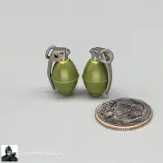 1:6 scale Dragon Vietnam SEAL Oscar M26 Grenades (x2) for 12" Figures