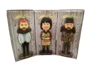 Duck Commander bobble head set of 3 Kay, Jase, Willie Robertson (ungraded)