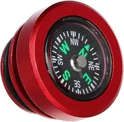 DINHEAROM Cigarette Lighter Cover with Integrated Compass for Cars and Motorcycles Durable Socket Cap for Car Interior Accessories Elegant Design